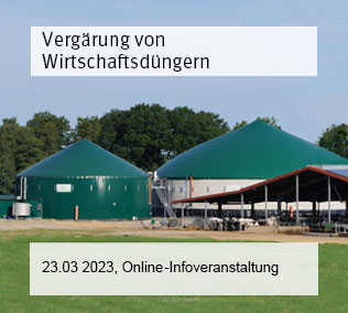 Veranstaltungsbanner mit Biogasanlagen