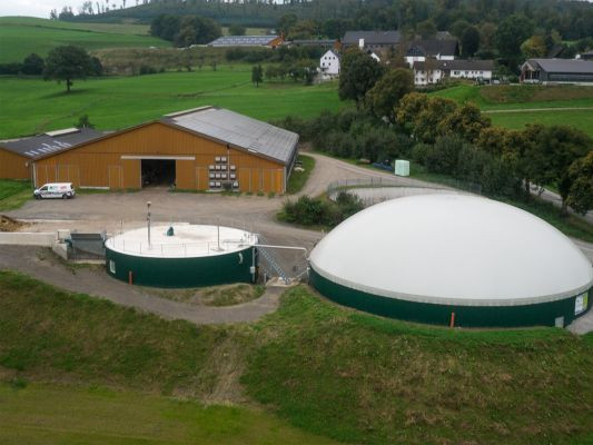 Biogasanlage zur Güllevergärung, Quelle: NQ-Anlagentechnik GmbH